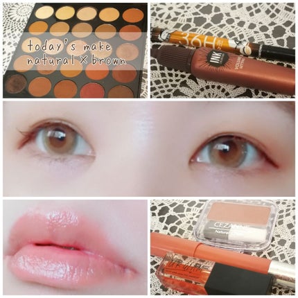 ZeRo(こっそりマイペースに活動中) on LIPS 「本日のメイクはnatural×brownです🙌🏻💕ニューアイテ..」(1枚目)