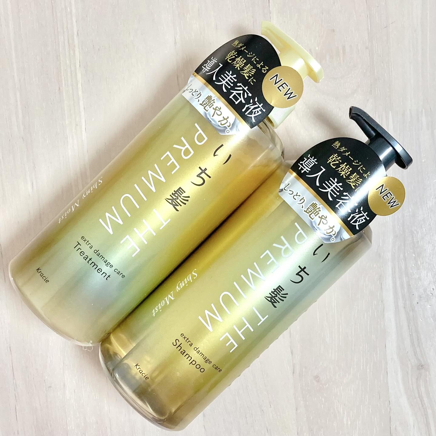 
#PR

いち髪
THE PREMIUM エクストラダメージケア
シャンプー＆トリートメント(シャイニーモイスト)

アイロンなどの熱ダメージによる乾燥髪をケア✨️
ふわ蜜泡シャンプーとトリートメント✨️
導入美容液配合で、パサつきが気に