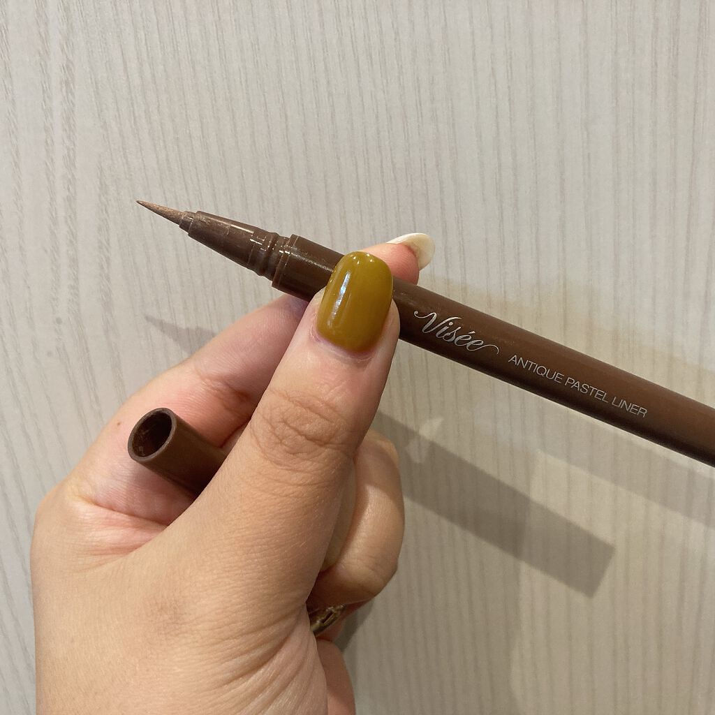 アンティークパステル ライナー/Visée/リキッドアイライナーを使ったクチコミ(1枚目)