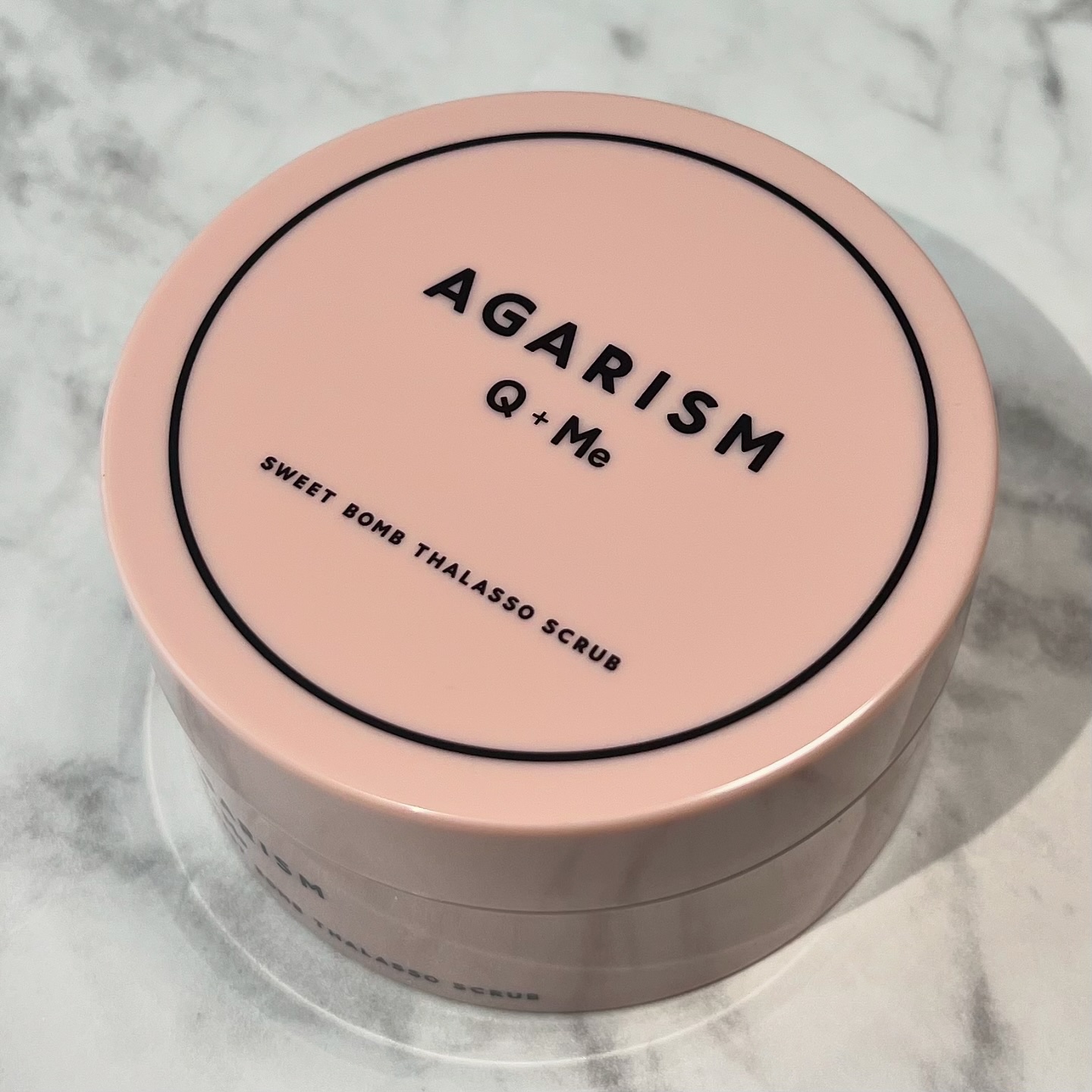 Q+Me スウィート ボム タラソ スクラブ/AGARISM/バストケア・ヒップケアを使ったクチコミ（2枚目）
