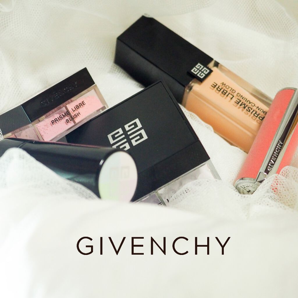GIVENCHY ルージュ・ジバンシイ・シアー・ベルベットのクチコミ「GIVENCHY
♡プリズム・リーブル/No.1 パステル・シフォン
♡プリズム・リーブル・ブ.....」（1枚目）