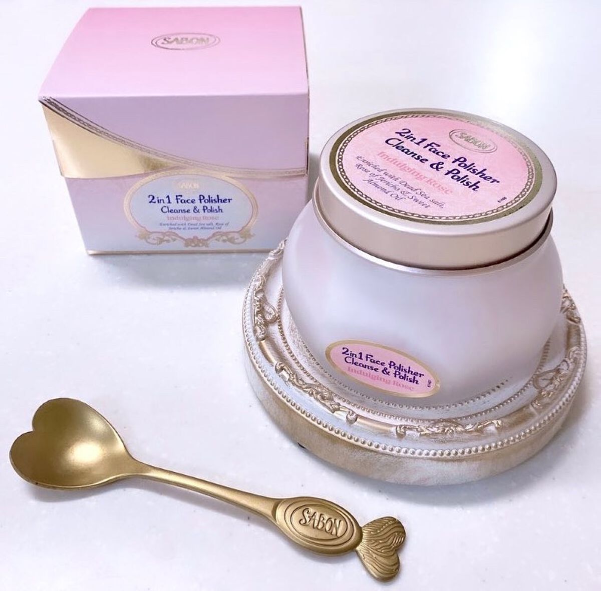 フェイスポリッシャー インダルジング/SABON/スクラブ・ゴマージュを使ったクチコミ（1枚目）