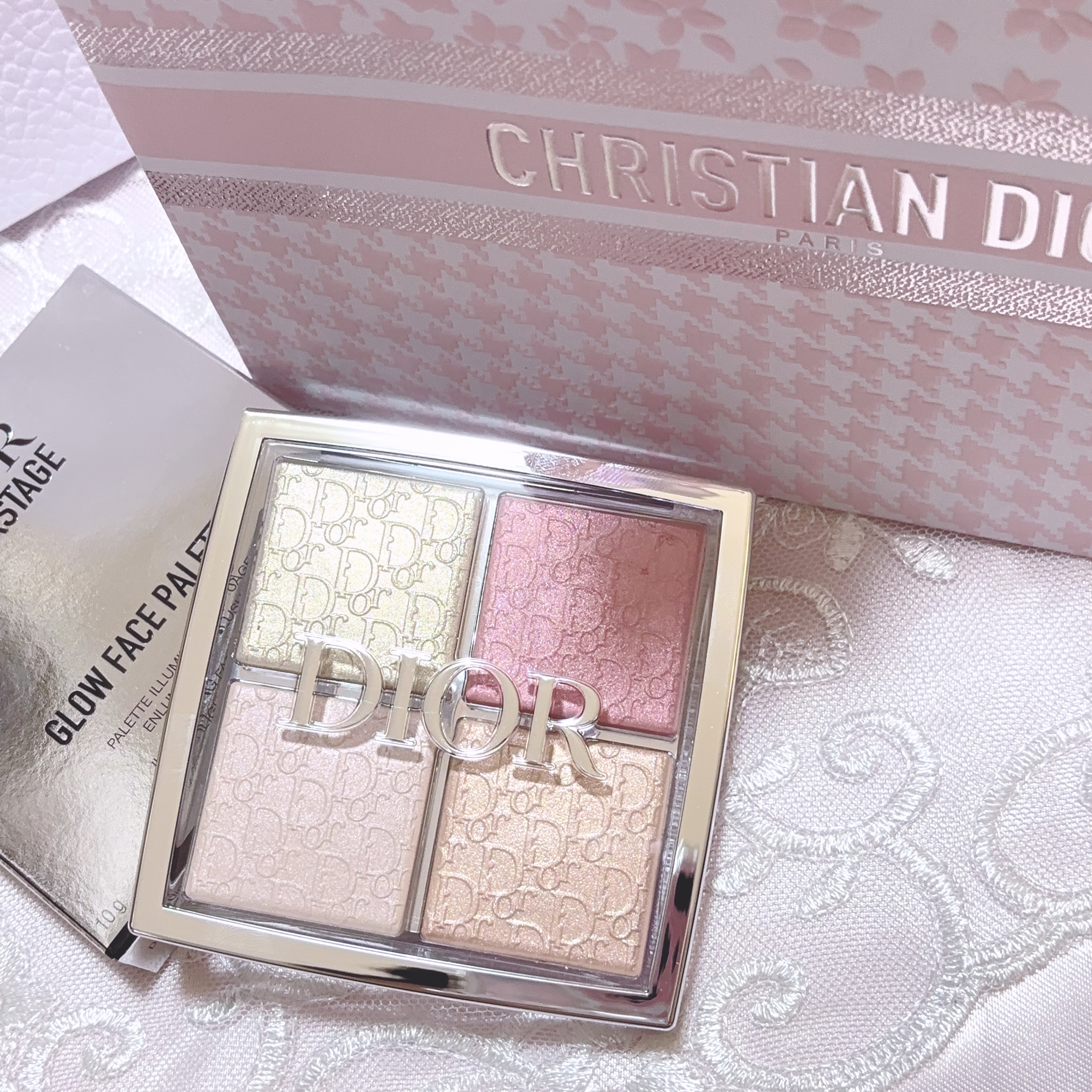 ディオール バックステージ フェイス グロウ パレット/Dior/ハイライトを使ったクチコミ（1枚目）