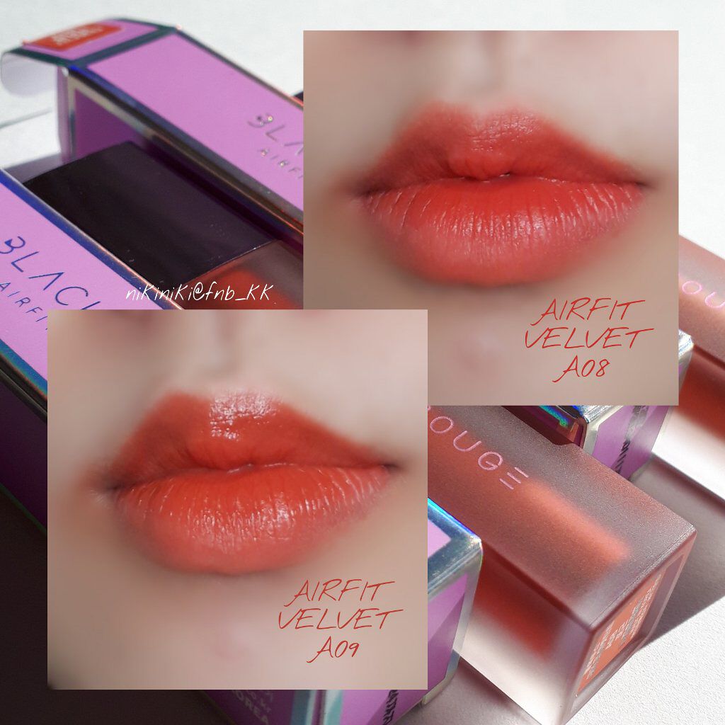 エアフィットベルベットティント2/BLACK ROUGE/リップティントを使ったクチコミ（2枚目）