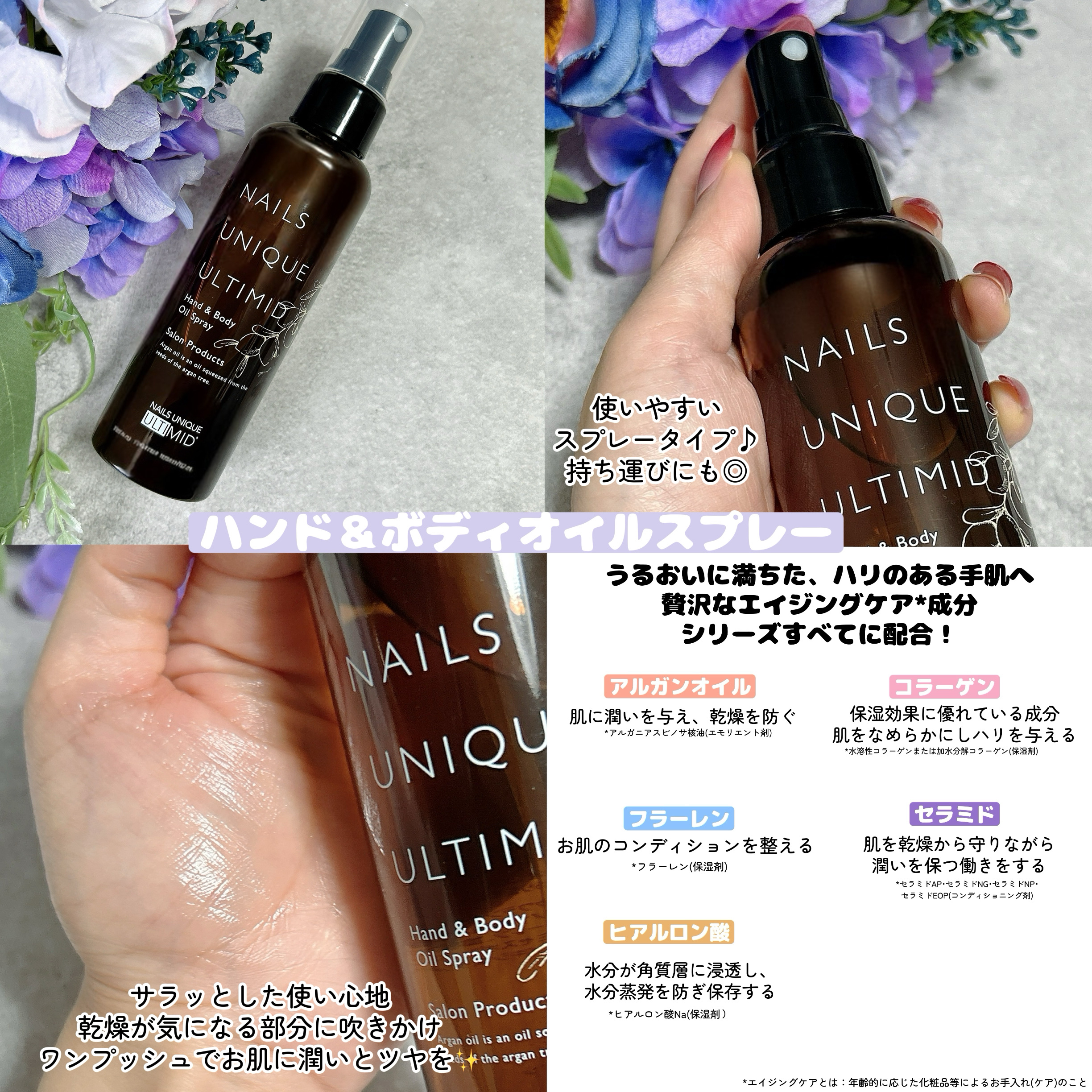 ハンド＆ボディローション マイルド/NAILS UNIQUE/ハンドクリームを使ったクチコミ（3枚目）