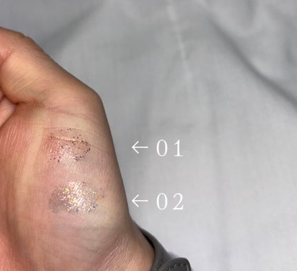 グリッター イルミネーションライナー R/CipiCipi/リキッドアイライナーを使ったクチコミ(2枚目)