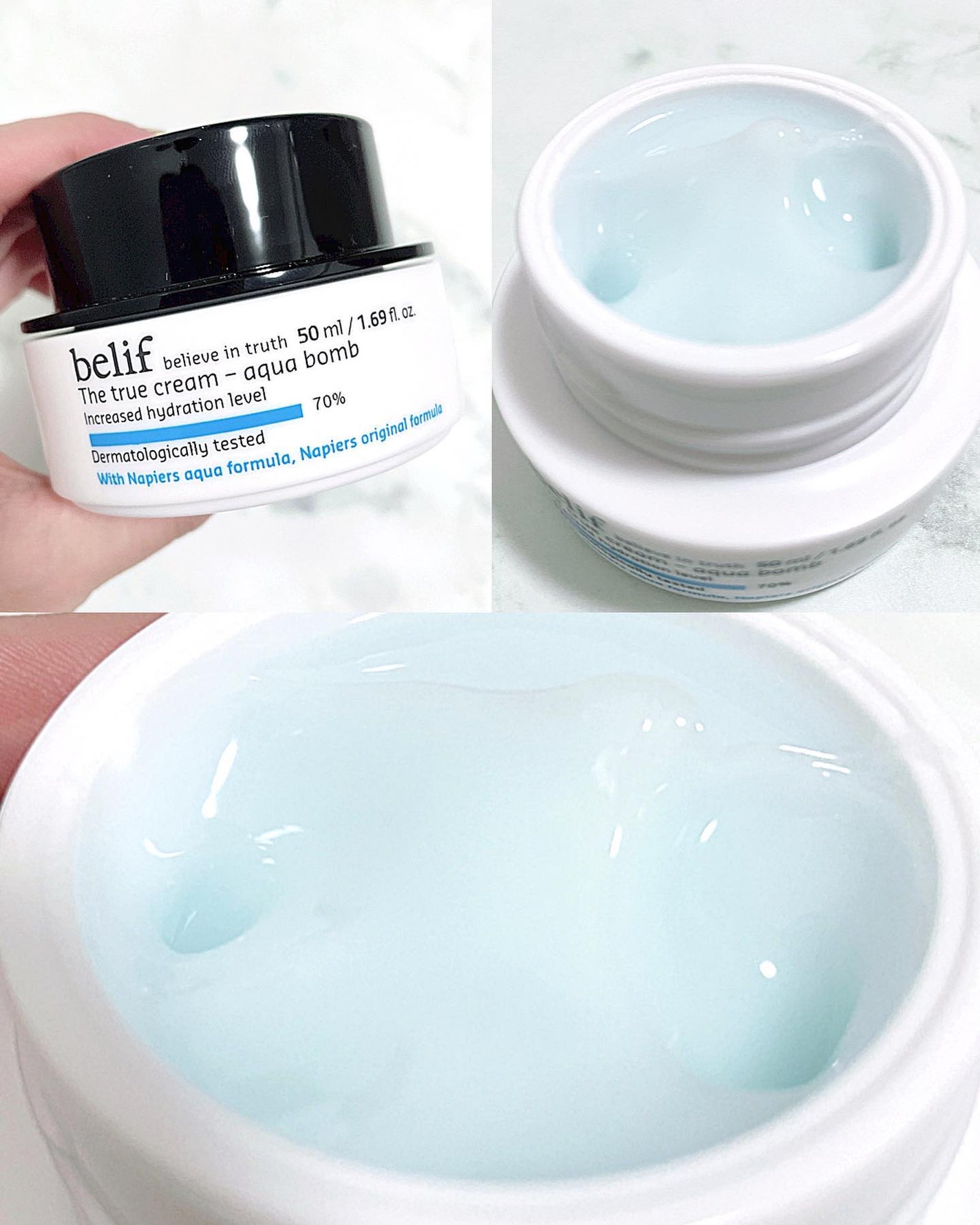 ザ トゥルー アクア クリーム/belif/フェイスクリームを使ったクチコミ(3枚目)