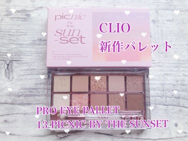 Q10のメガ割で気になっていた、CLIOの新作の、PRO EYE PALLET 13 PICNIC BY THE SUNSETを購入しました*.⋆( ˘̴͈́ ॢ꒵ॢ ˘̴͈̀ )⋆.*


届いた商品