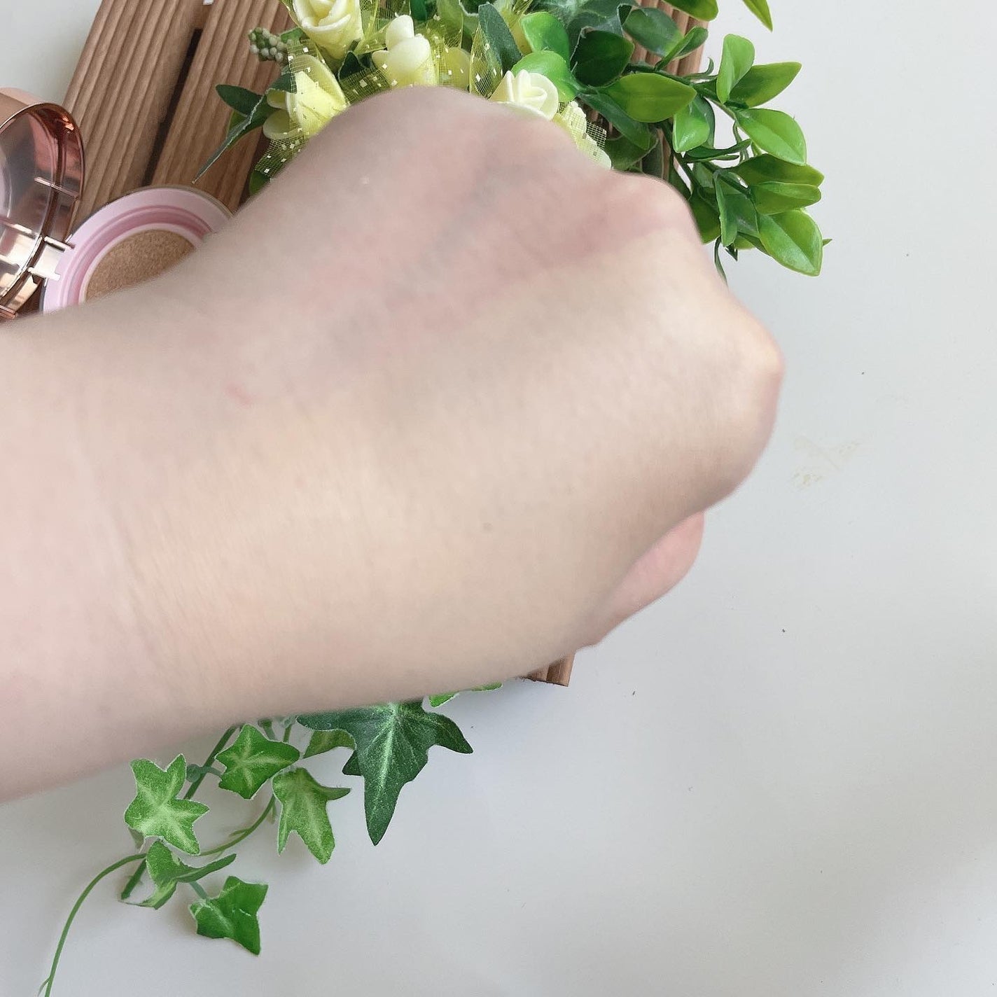 ピンクティーツリーカバーアップグロウクッション/APLIN/クッションファンデーションを使ったクチコミ(5枚目)