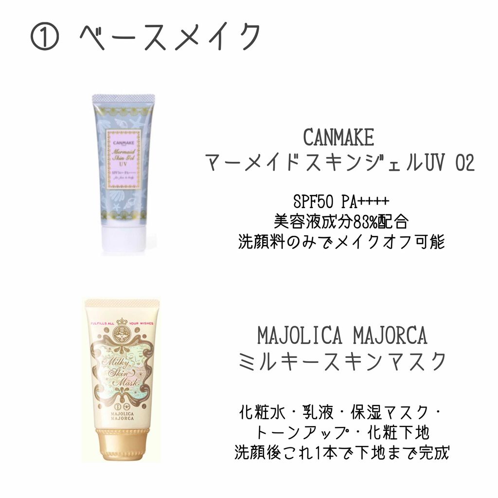 マーメイドスキンジェルUV/キャンメイク/日焼け止めジェルを使ったクチコミ（2枚目）