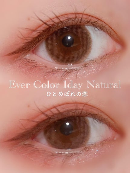 エバーカラーワンデー ナチュラル/エバーカラー/ワンデー(1DAY)カラコンを使ったクチコミ(1枚目)