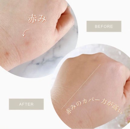 コンプリメントシリーズクッション 紫色(ボラ)/Ameli/クッションファンデーションを使ったクチコミ(3枚目)