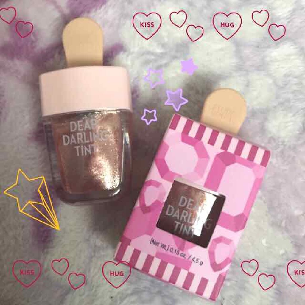 ディアダーリン ウォータージェルティント (アイスティント)/ETUDE/口紅を使ったクチコミ(1枚目)