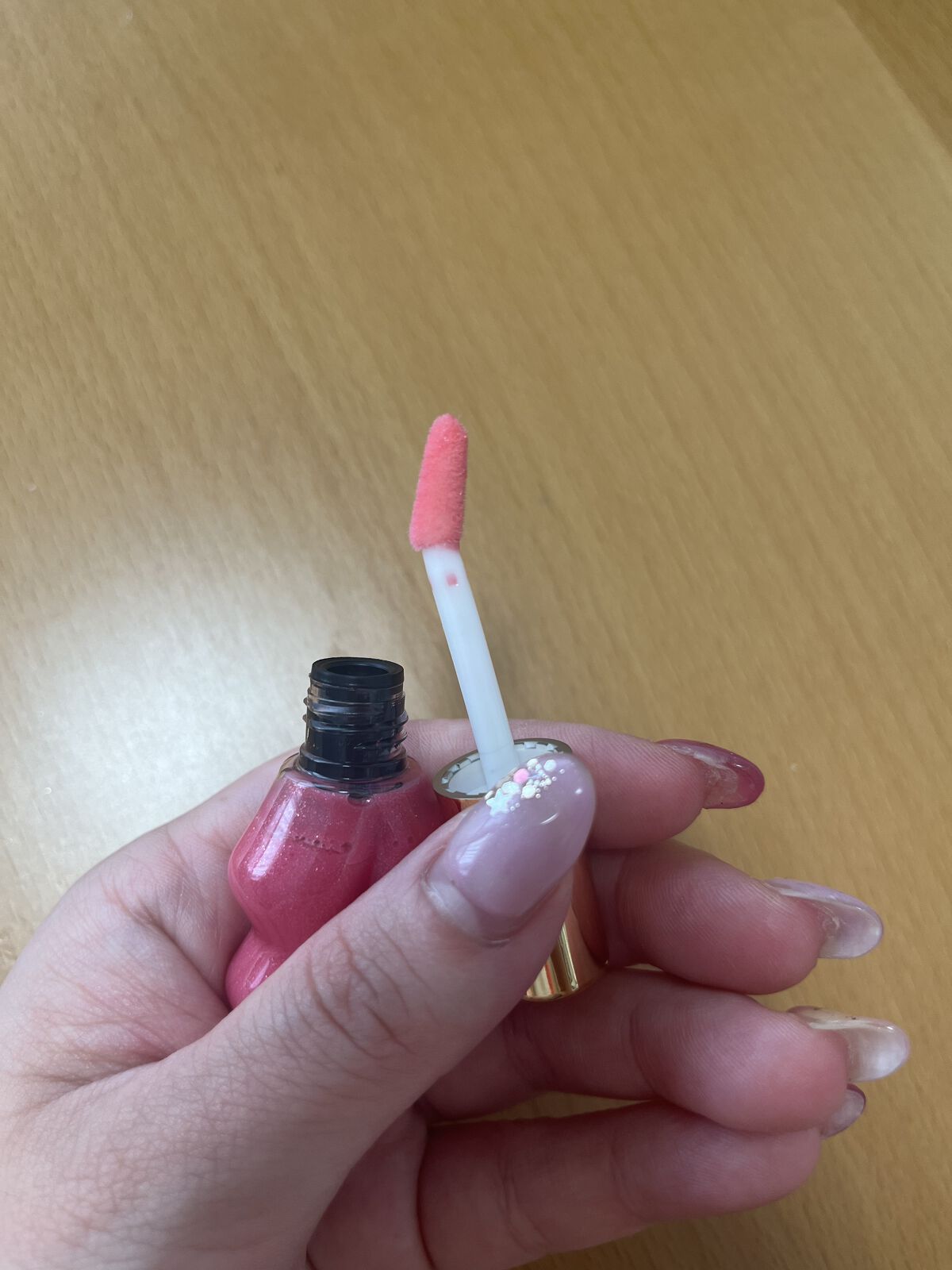 メルティーリップ グロス/プランプピンク/リップケアを使ったクチコミ（3枚目）