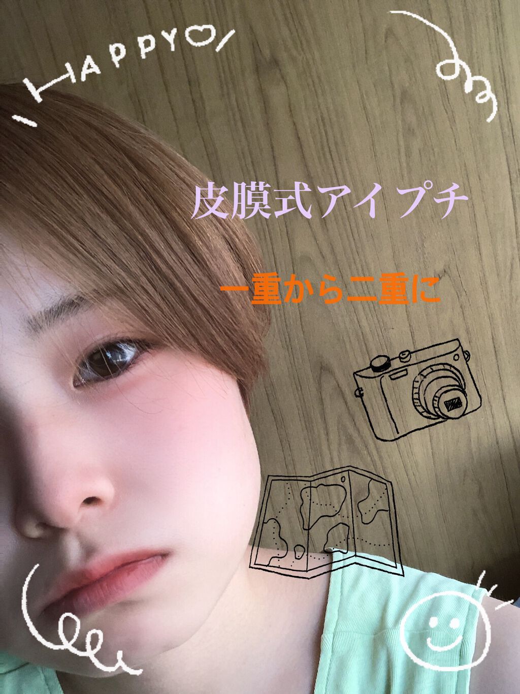 リアルダブルアイリッド/K-パレット/二重まぶた用アイテムを使ったクチコミ(1枚目)