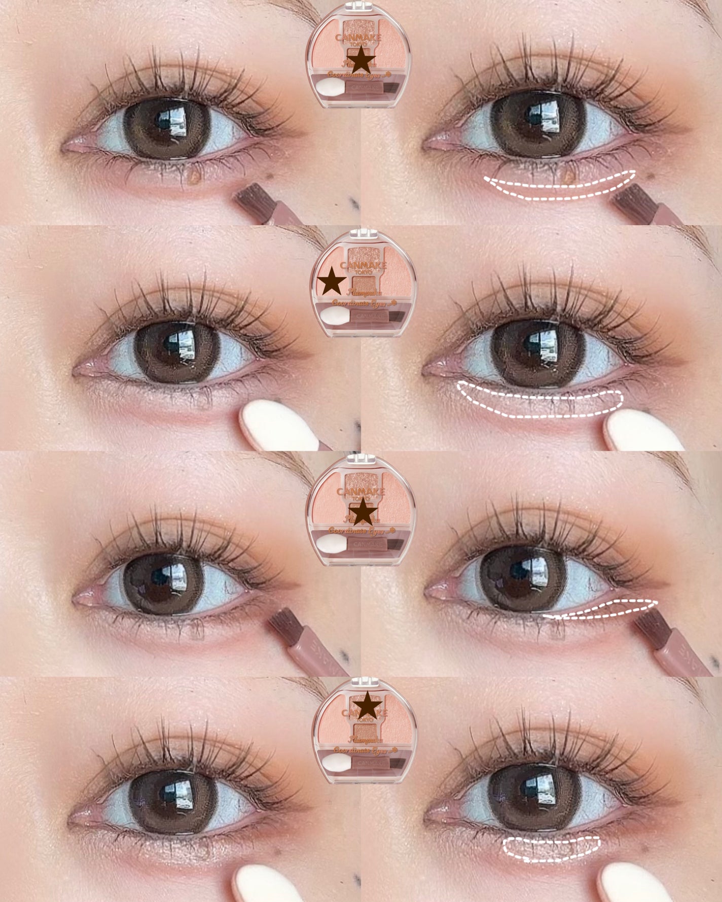 プランぷくコーデアイズ/キャンメイク/パウダーアイシャドウを使ったクチコミ(3枚目)