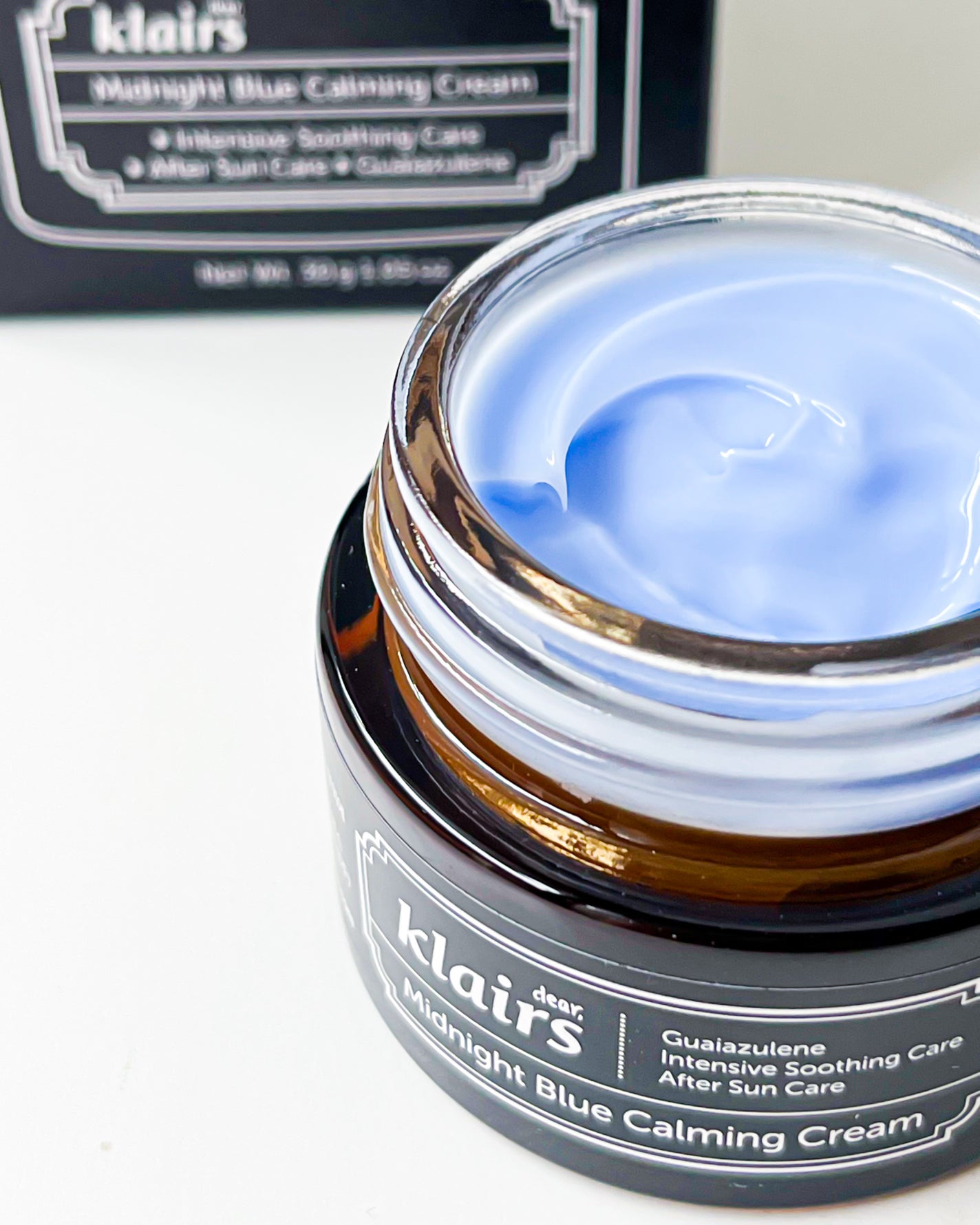ミッドナイトブルーカーミングクリーム/Klairs/フェイスクリームを使ったクチコミ(2枚目)