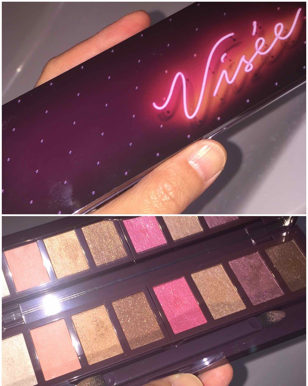 グラマラスリッチ アイパレット (クリスマスコフレ 2018)/Visée/メイクアップキットを使ったクチコミ（1枚目）