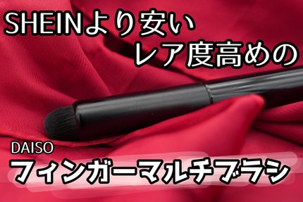 フィンガーマルチブラシ/DAISO/メイクブラシを使ったクチコミ(1枚目)