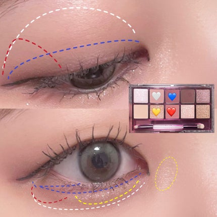 プロ アイ パレット/CLIO/アイシャドウパレットを使ったクチコミ(2枚目)