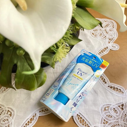 ビオレUV アクアリッチ ライトアップエッセンス/ビオレ/日焼け止めクリームを使ったクチコミ(4枚目)