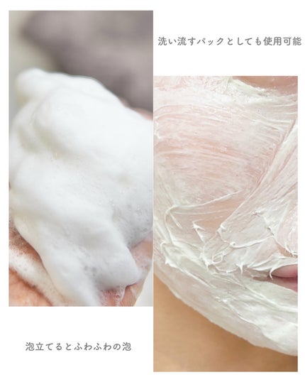 ヴィーガンパッククレンザーチューブ/WHIPPED/洗顔フォームを使ったクチコミ(4枚目)