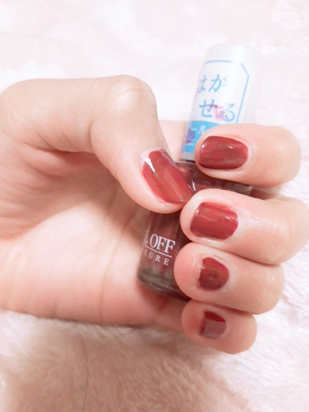 速乾性トップコート/DAISO/ネイルトップコートを使ったクチコミ(3枚目)