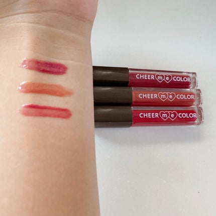 CHEER me COLOR  リップグロス/セリア/リップグロスを使ったクチコミ(2枚目)