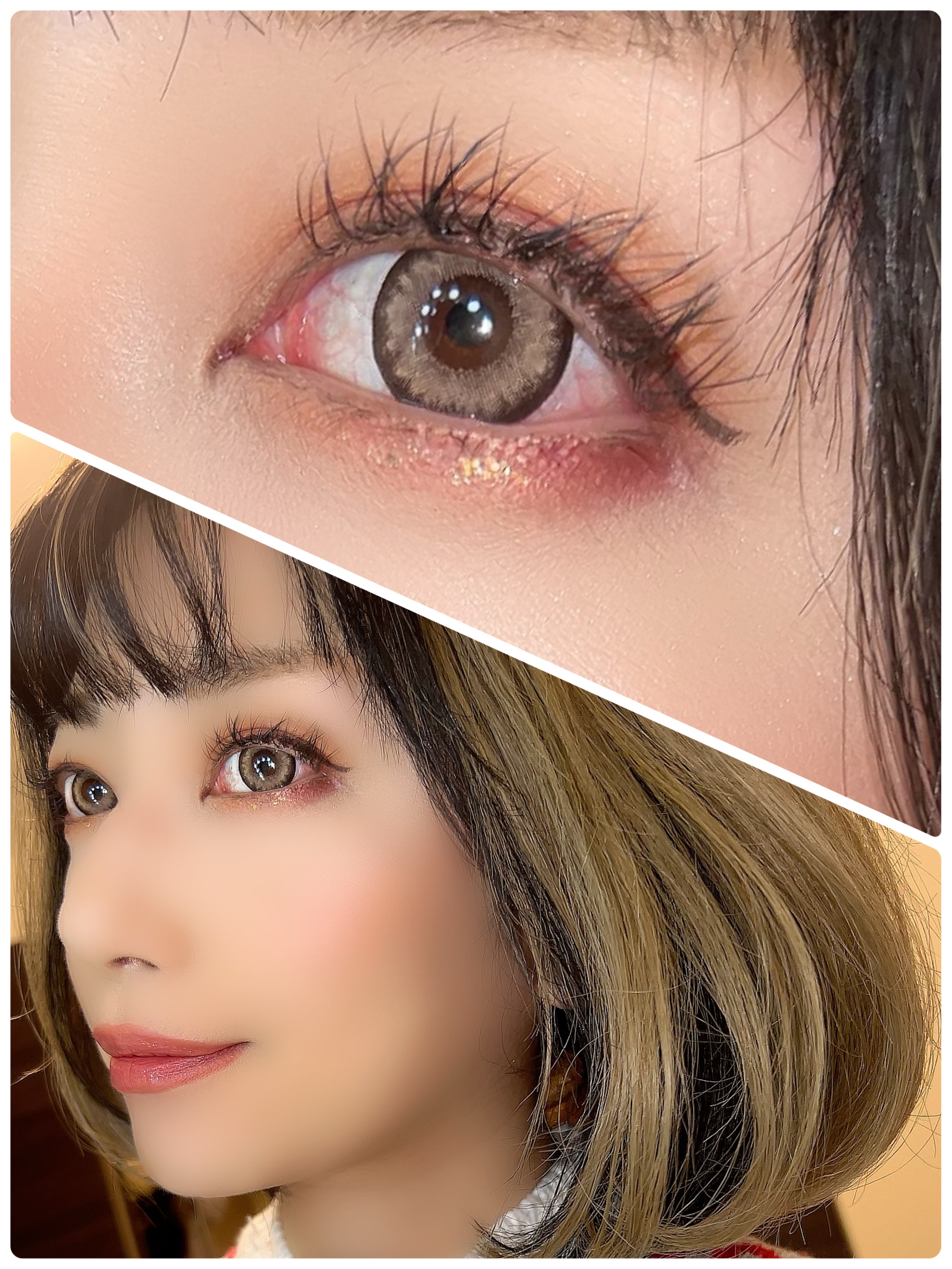 リキッド グリッター シャドウ/rom&nd/グリッターを使ったクチコミ（2枚目）