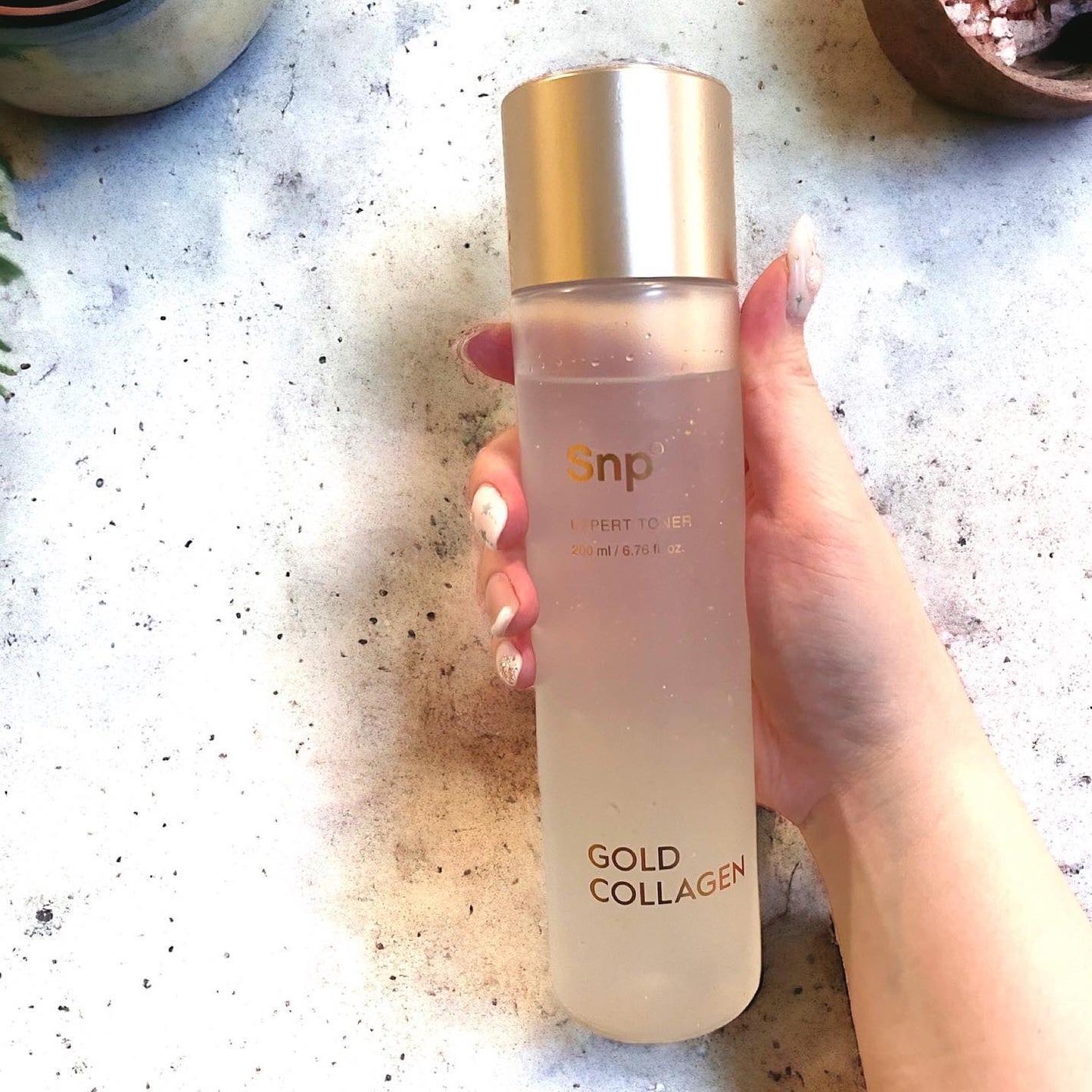 ゴールドコラーゲンエキスパートトナー/SNP/化粧水を使ったクチコミ(2枚目)
