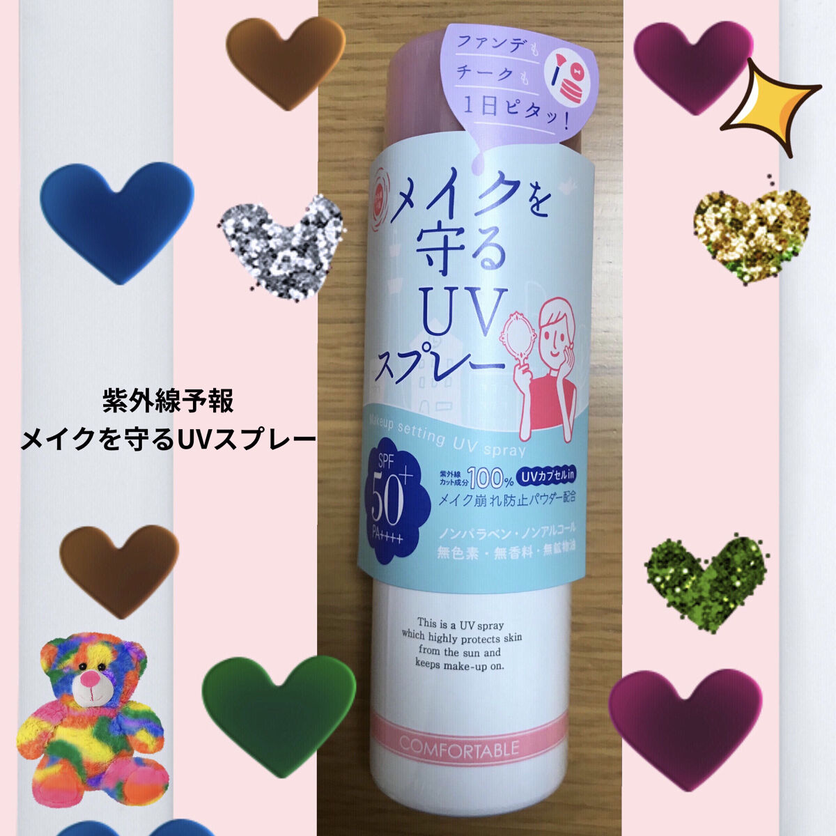 紫外線予報 メイクを守るUVスプレーM/紫外線予報/日焼け止めミスト・スプレーを使ったクチコミ（1枚目）