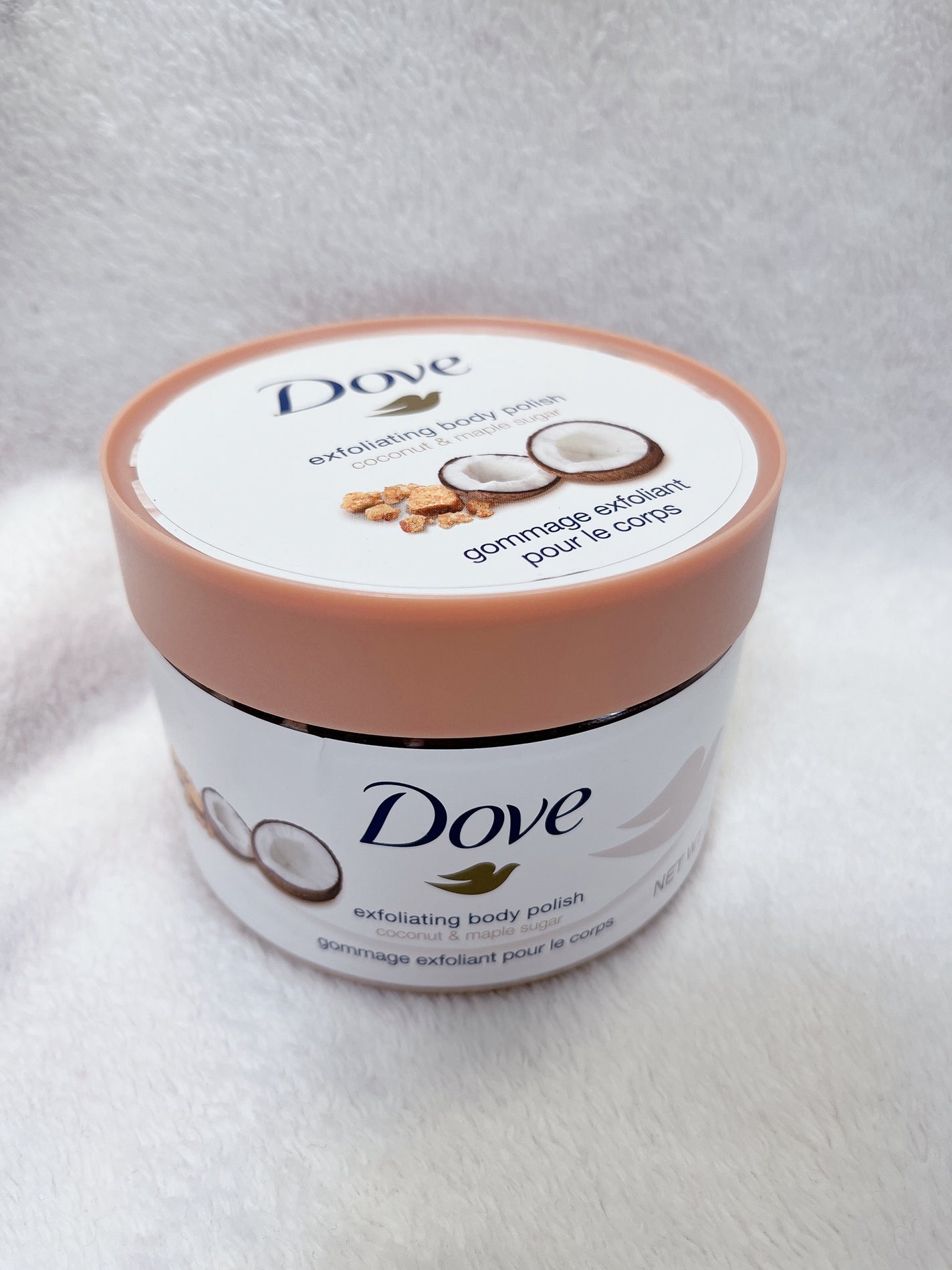 クリーミーボディスクラブ ココナッツ&メイプルシュガー/ダヴ/ボディスクラブを使ったクチコミ(2枚目)