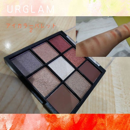 UR GLAM BLOOMING EYE COLOR PALETTE/U R GLAM/アイシャドウパレットを使ったクチコミ(1枚目)