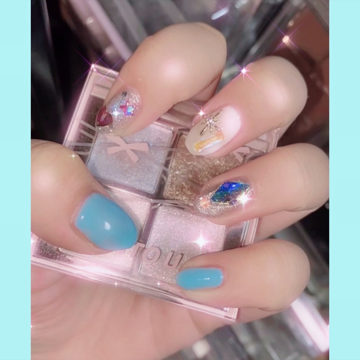 ジェルネイル(ライト対応)/セリア/ジェルネイルを使ったクチコミ(1枚目)