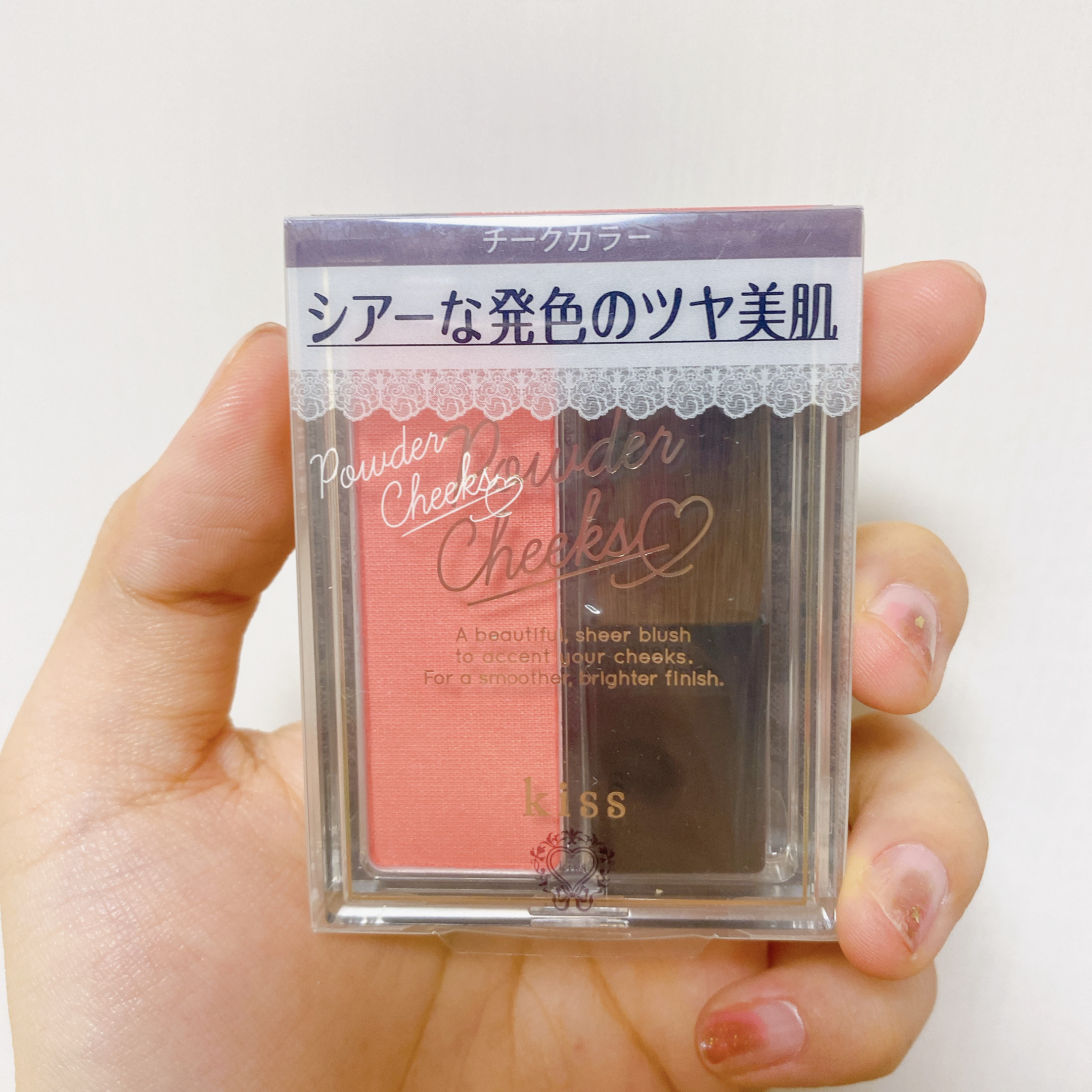 パウダーチークス 06 Melancolie/KiSS/パウダーチークを使ったクチコミ（3枚目）