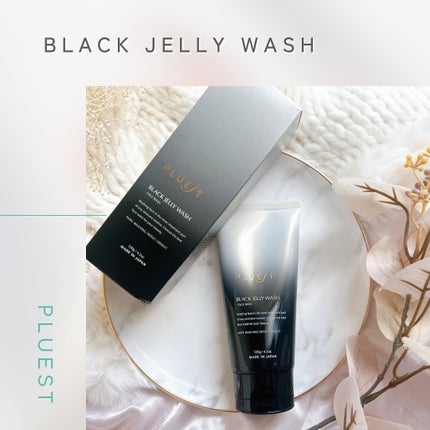 BLACK JELLY WASH(ブラックジェリーウォッシュ)/PLUEST/その他洗顔料を使ったクチコミ(1枚目)