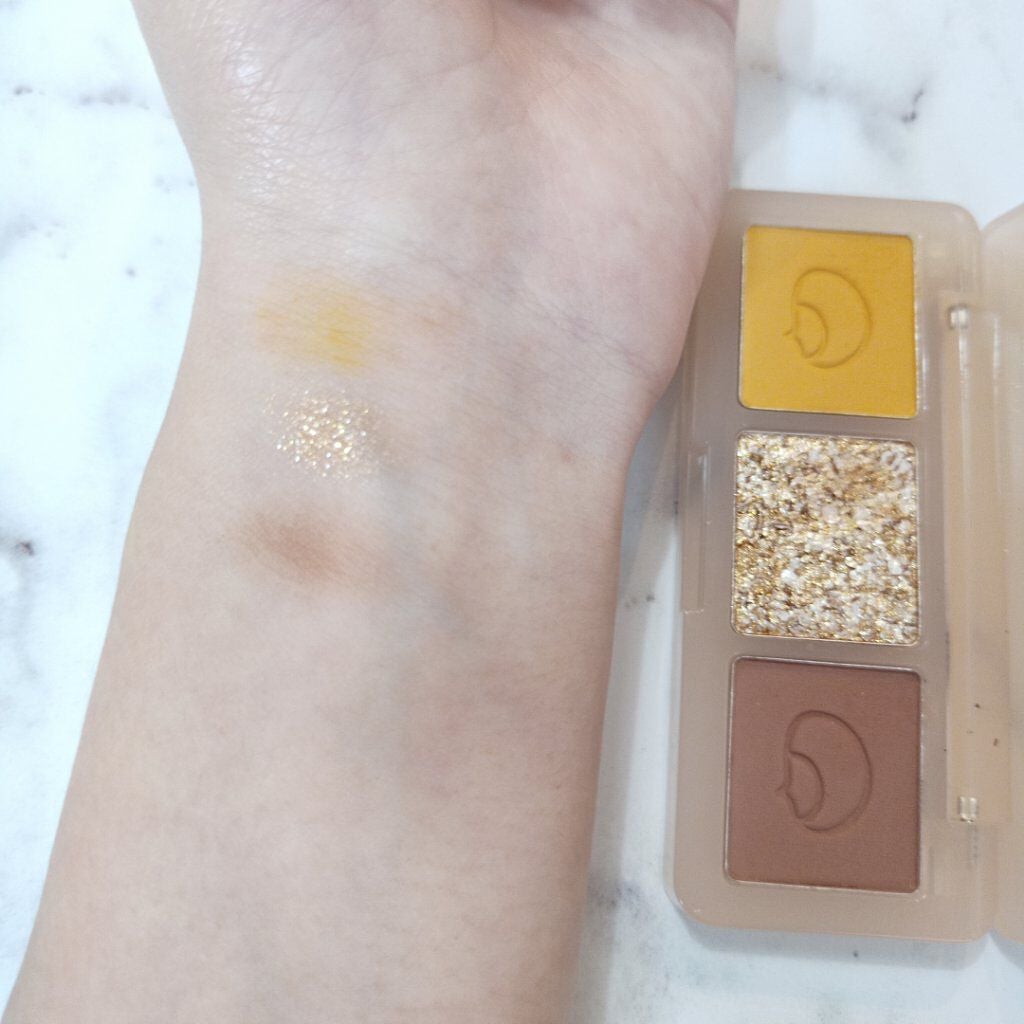 3色マロンアイシャドウパレット/LEEMEMBER/アイシャドウパレットを使ったクチコミ(3枚目)