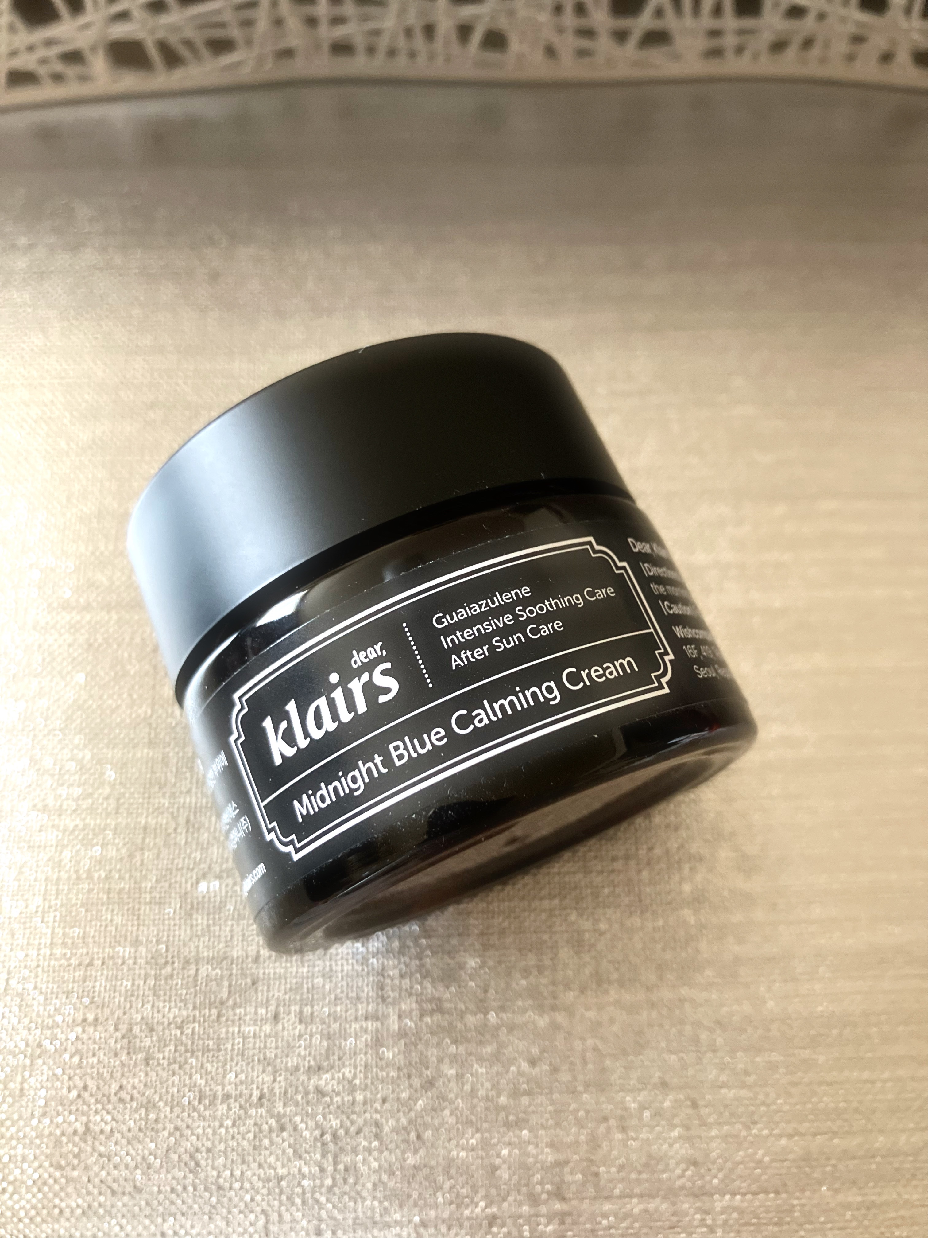 ミッドナイトブルーカーミングクリーム/Klairs/フェイスクリームを使ったクチコミ（2枚目）