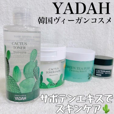 カクタストナーパッド/YADAH/拭き取り化粧水を使ったクチコミ（1枚目）