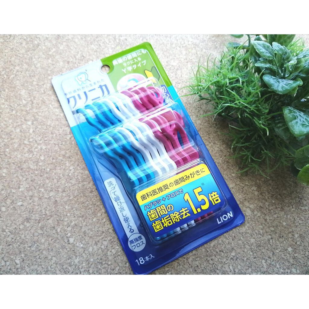 クリニカ アドバンテージ デンタルフロス Y字タイプ/ライオン/デンタルフロス・歯間ブラシを使ったクチコミ(1枚目)