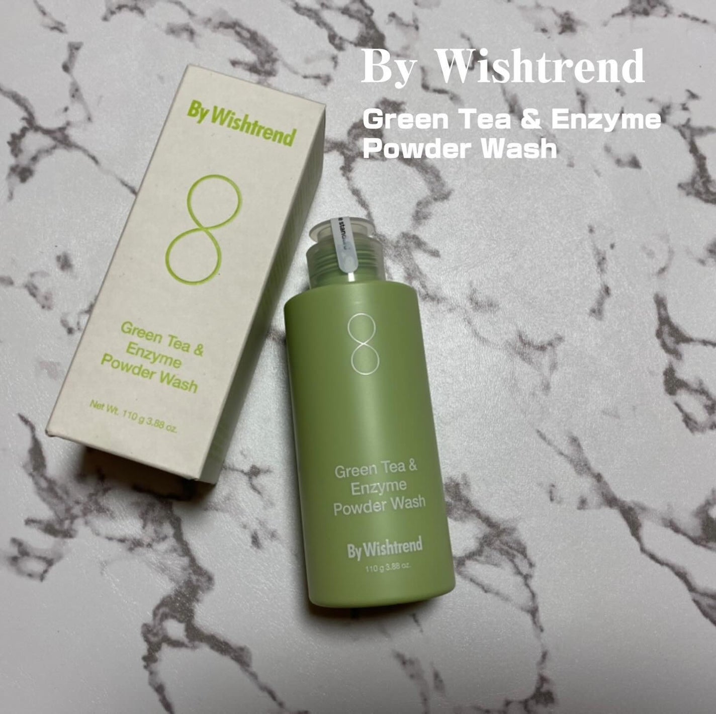 グリーンティー&エンザイムパウダーウォッシュ/By Wishtrend/洗顔パウダーを使ったクチコミ(1枚目)