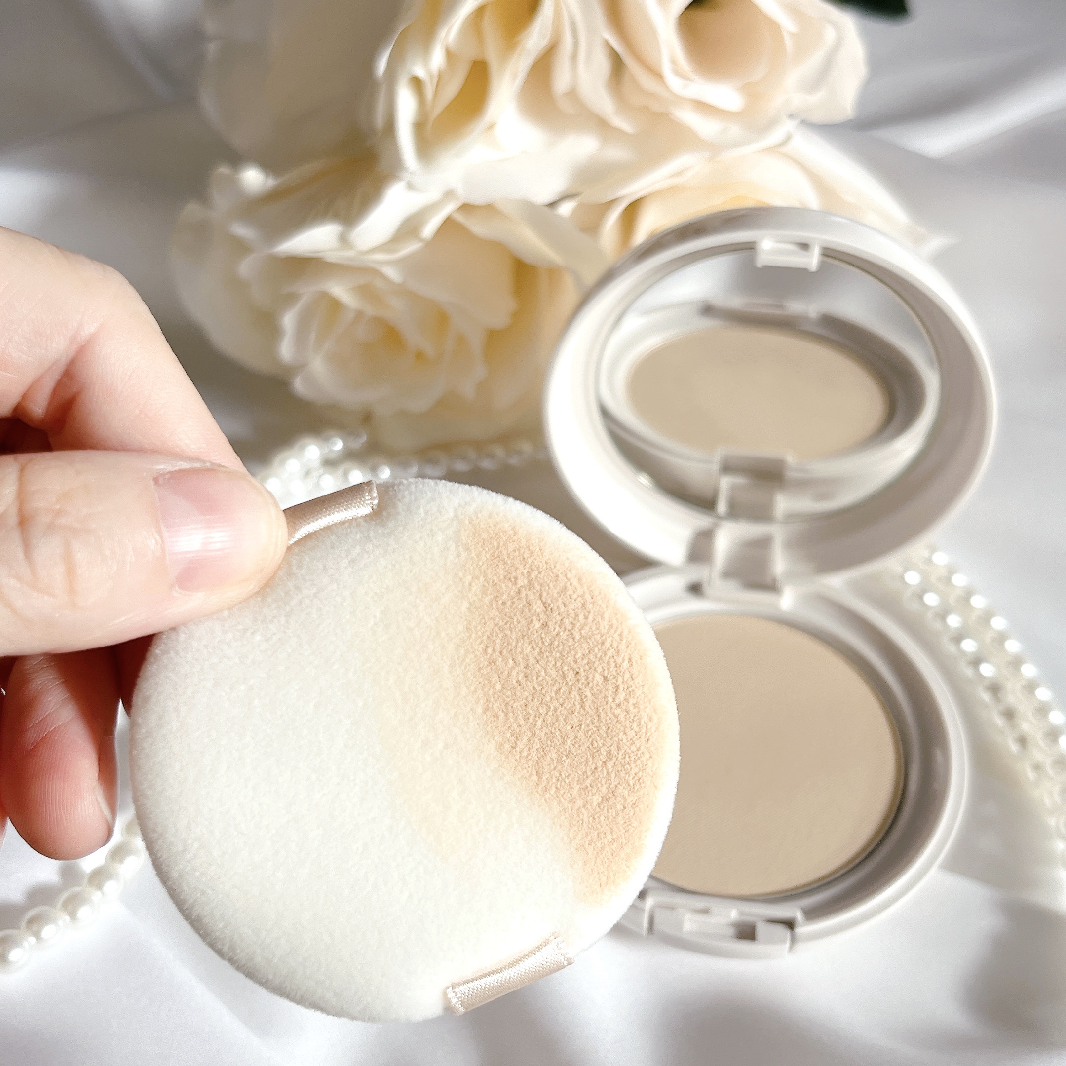 エッセンスパウダー		/セラフォア/プレストパウダーを使ったクチコミ（3枚目）