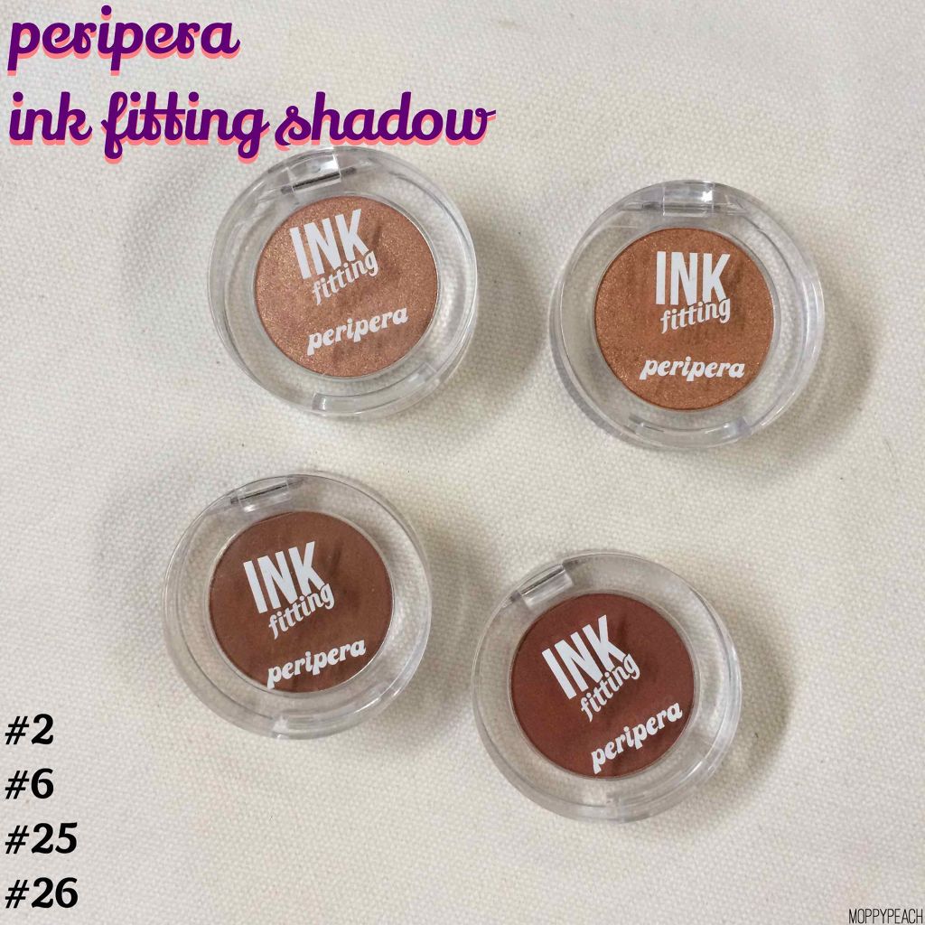 インクフィッティングシャドー/PERIPERA/ジェル・クリームアイシャドウを使ったクチコミ(1枚目)