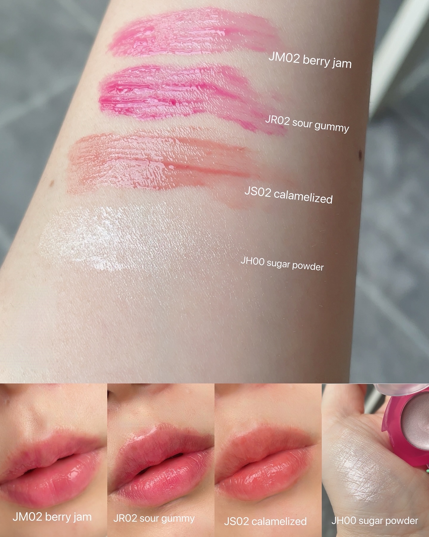 フィー リップアンドチーク グローイジェリーポット/fwee/リップグロスを使ったクチコミ（3枚目）