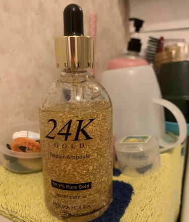 24K GOLD Repair Ampoule/HOLIKA HOLIKA/美容液を使ったクチコミ（1枚目）