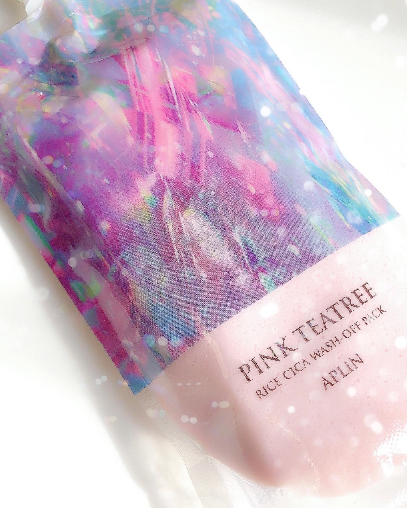 ピンクティーツリーライスシカウォッシュオフパック/APLIN/洗い流すパック・マスクを使ったクチコミ(1枚目)