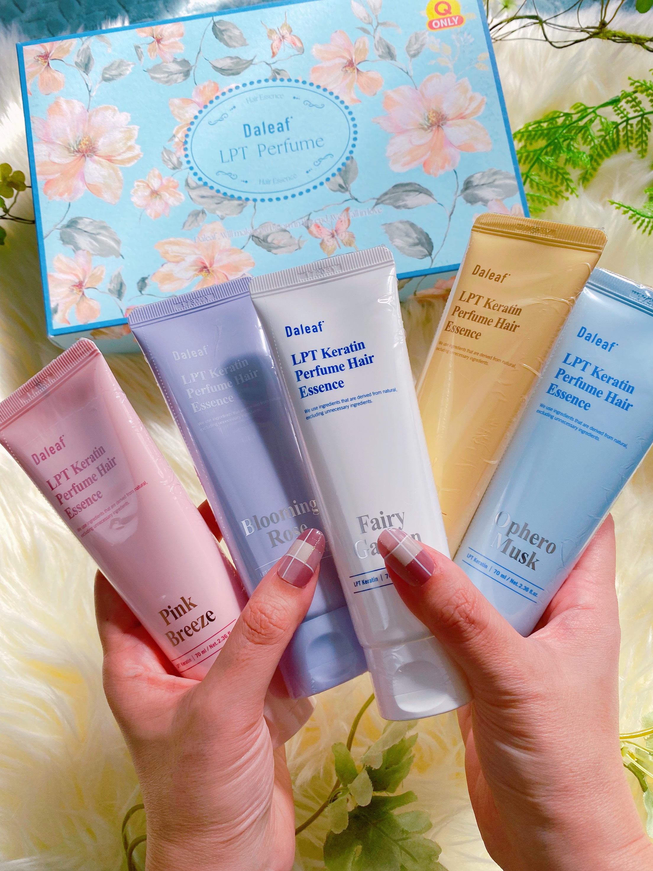 LPT Keratin パフュームヘアエッセンス Blooming Rose/Daleaf/ヘアミルクを使ったクチコミ（3枚目）