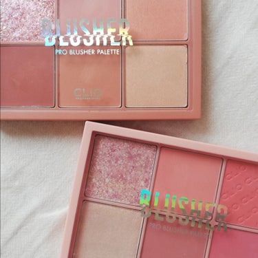 CLIO PRO BLUSHER PALETTE
.
こちらもまとめ買いしました💖絶対便利と思っていたのとクリオのパウダーアイテムは発色に信頼がおけるからです！
メイクや気分によって使い分けています😻
