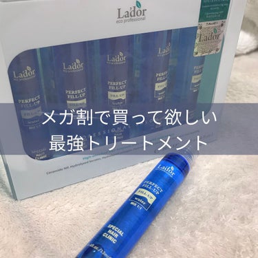 PERFECT HAIR FILL-UP/La'dor/洗い流すヘアトリートメントを使ったクチコミ（1枚目）