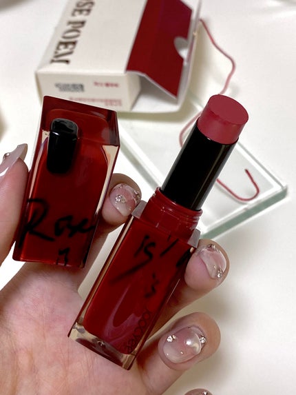 ローズポエムルージュ/Joocyee/口紅を使ったクチコミ(4枚目)